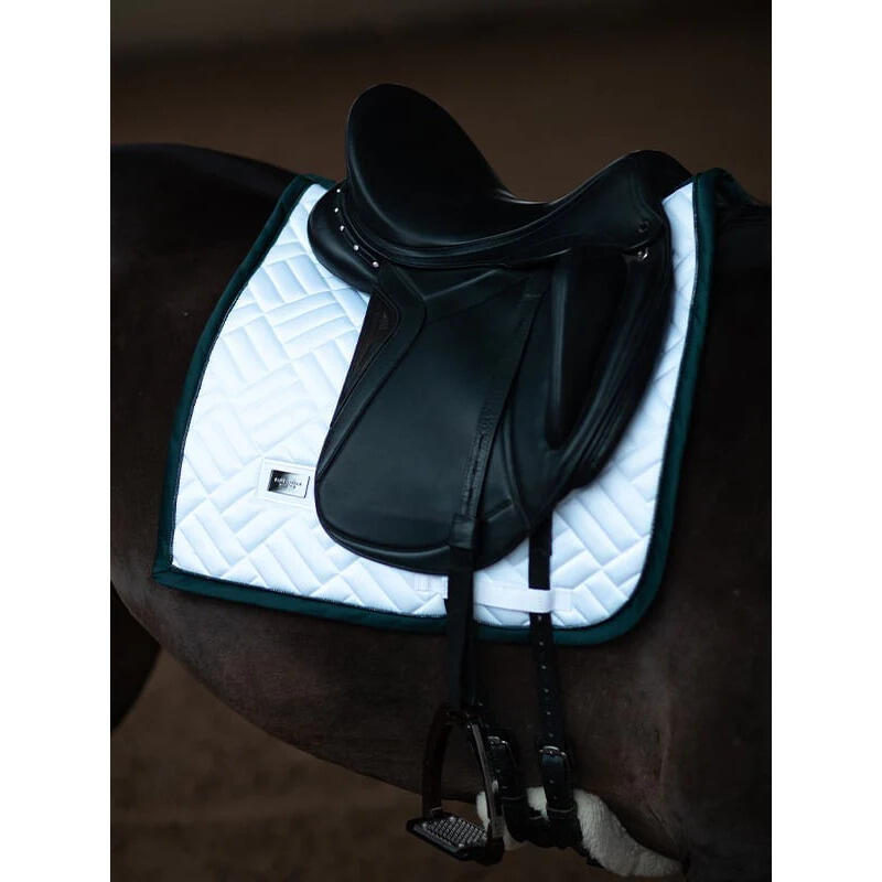 Tapis de selle Modern White Dramatic Monday - Equestrian Stockholm 2/2