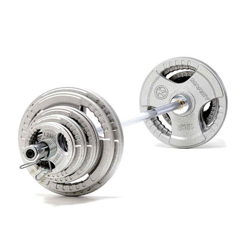 Marcy OLYMPIC-TRI-GRIFF-HANTEL-SATZ 100kg