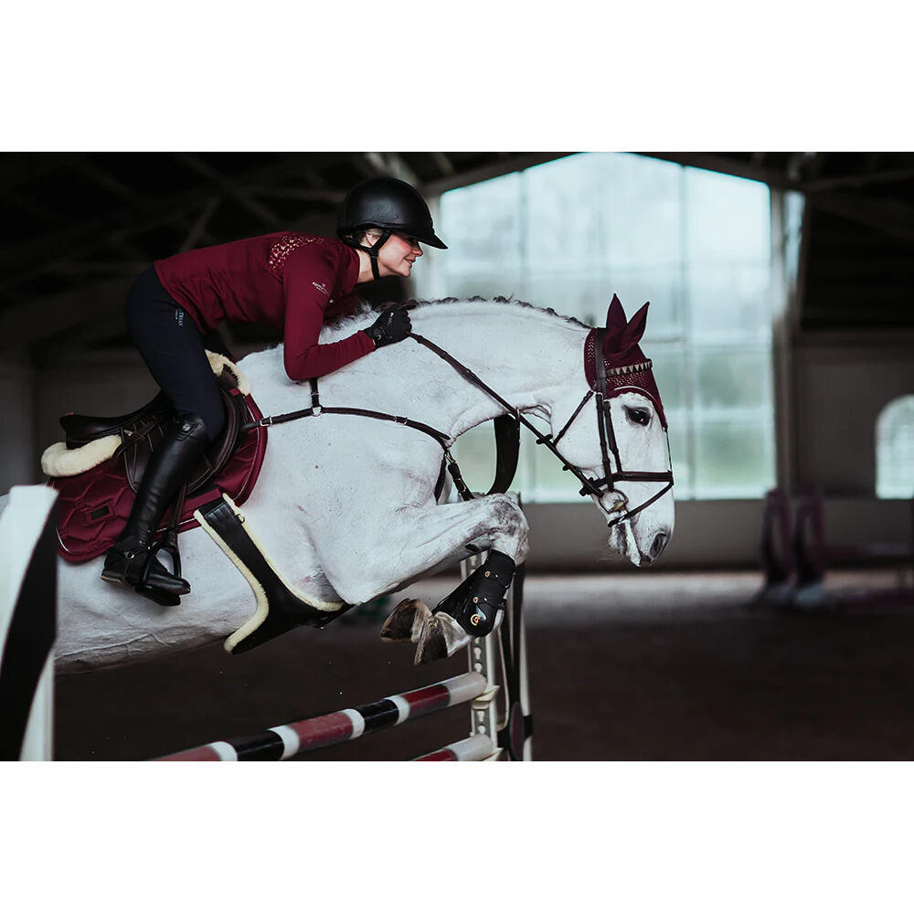 Tapis de selle Bordeaux - Equestrian Stockholm 5/5