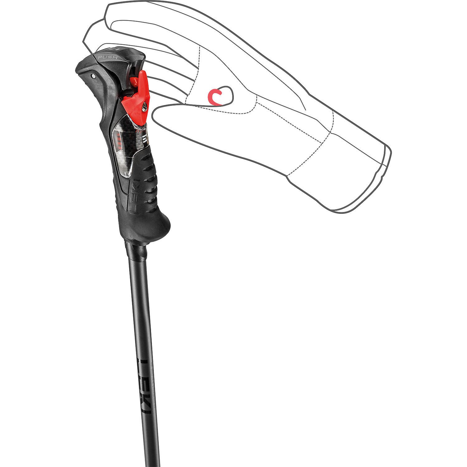 Ski Poles Leki Airfoil 3D 6/7
