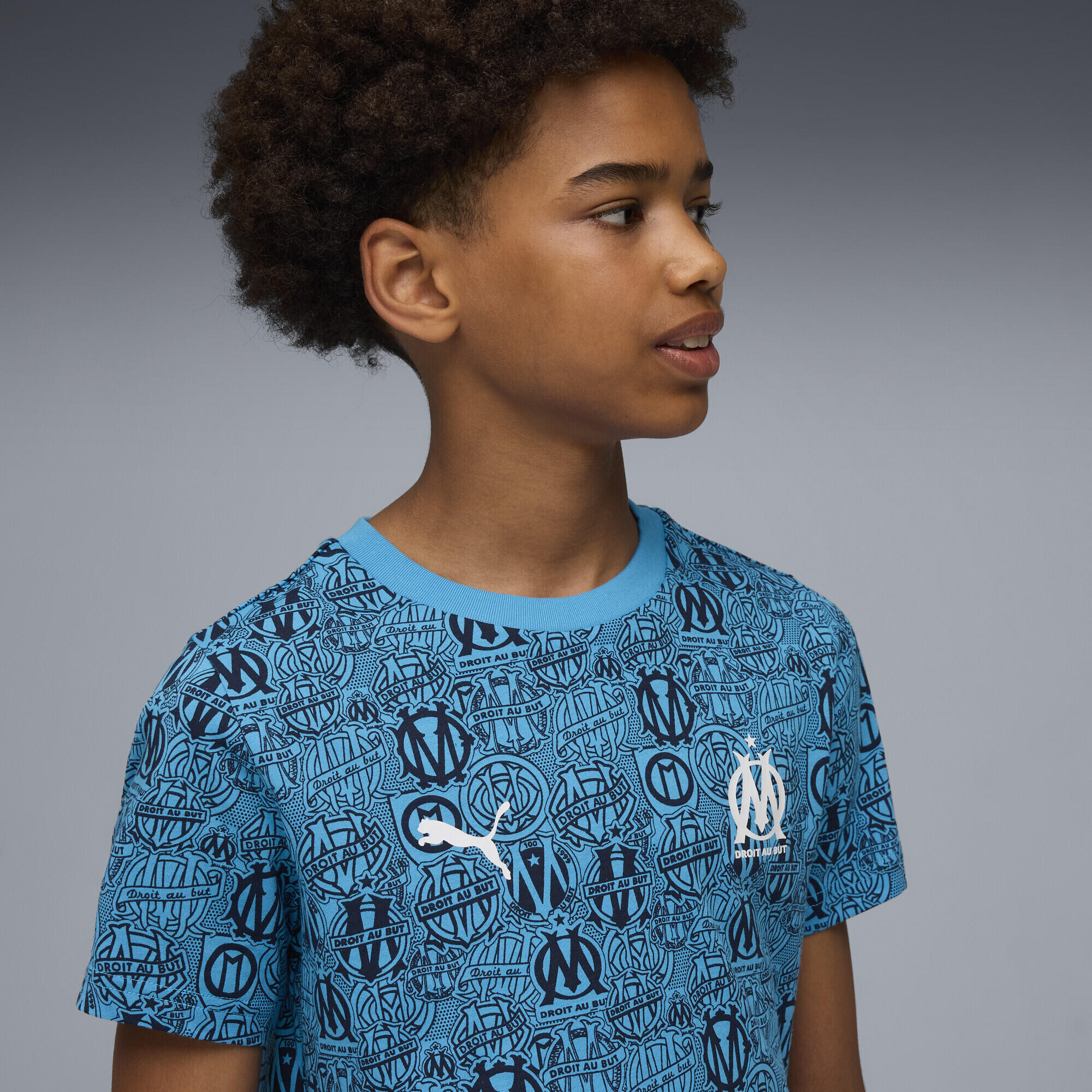Camiseta con estampado integral Olympique de Marseille FtblCulture Niño PUMA 3/7