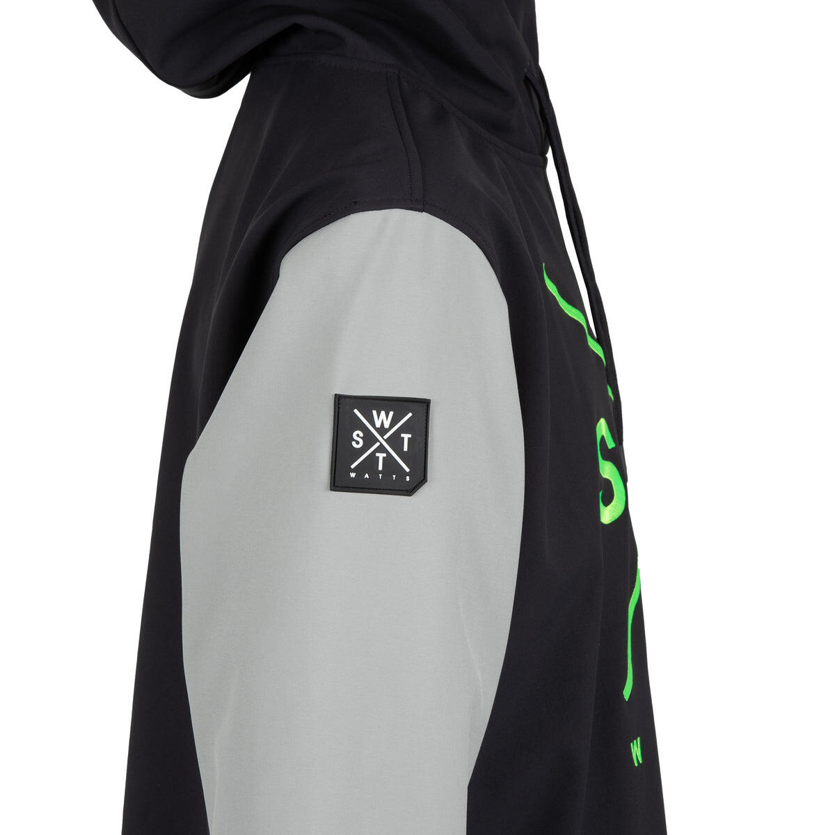 WATTS Orbital Softshell Ski Jas - Lichtgrijs/Groen 4/7