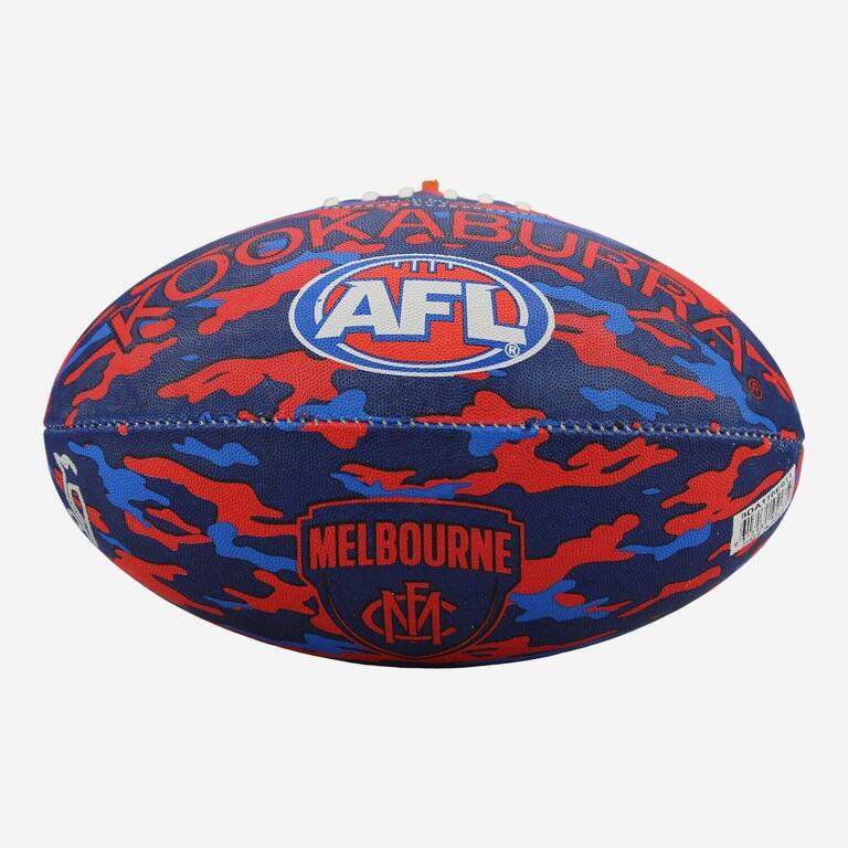 Kookaburra AFL camo club football Melbourne Demons size 5