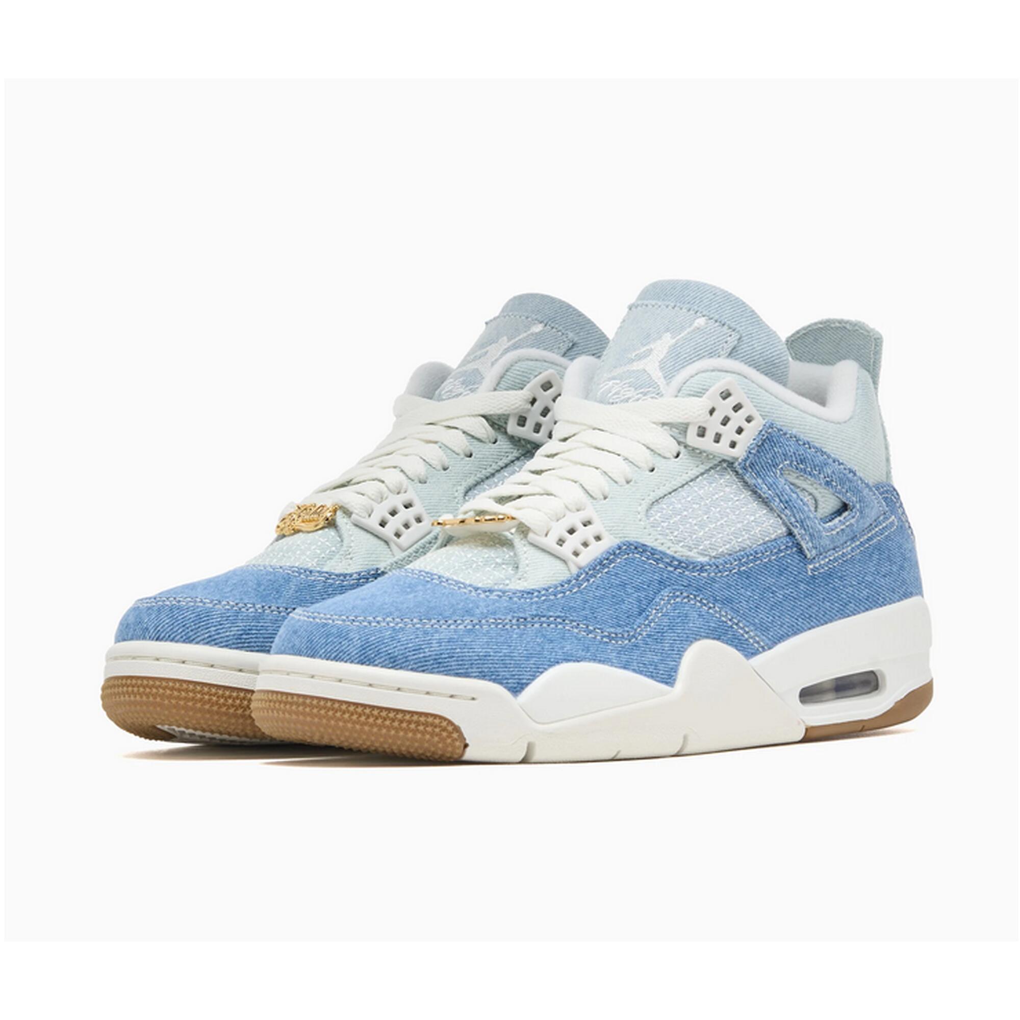 4 Retro TEX Denim Worn Blue