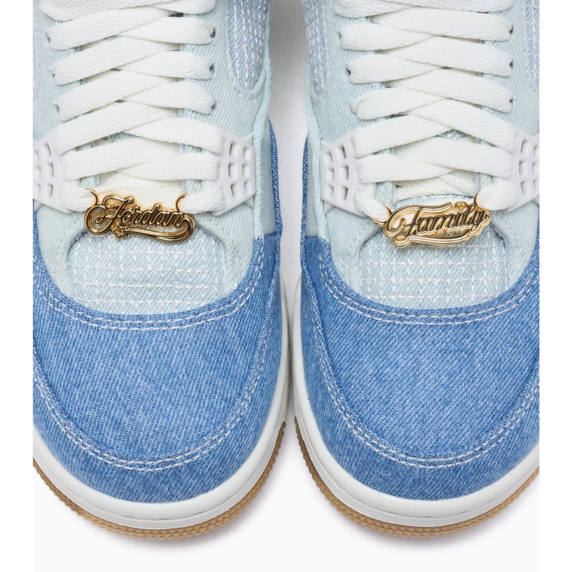 4 Retro TEX Denim Worn Blue