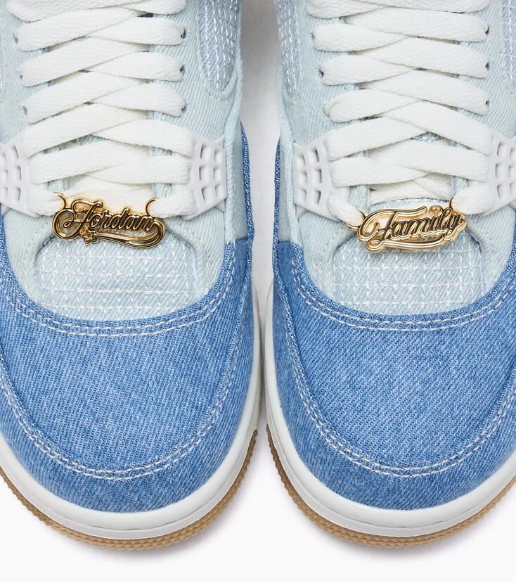 Chaussures  4 Retro TEX Denim Worn Blue 7/7