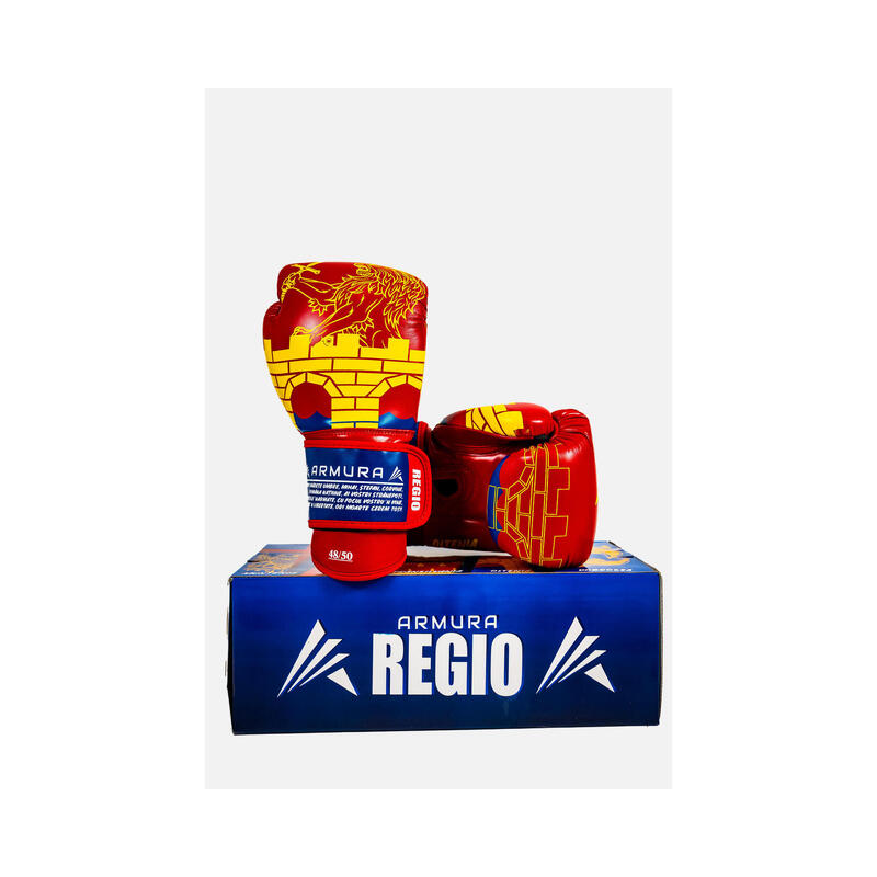 Manusi de Box ARMURA Regio Oltenia Rosu/Galben Editie Limitata