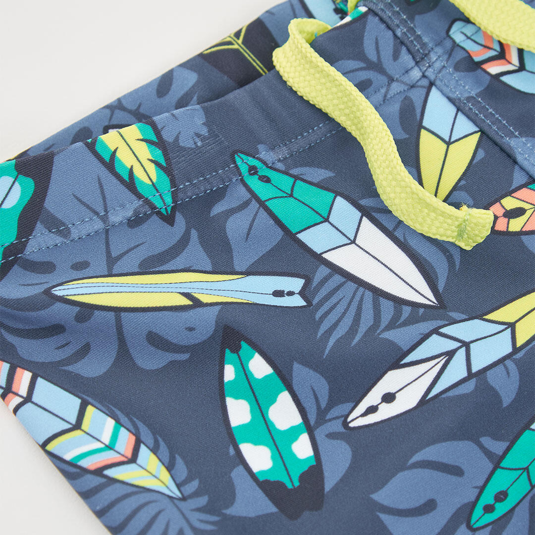 Bañadores de verano de tenis kids niño boboli azul 3/4