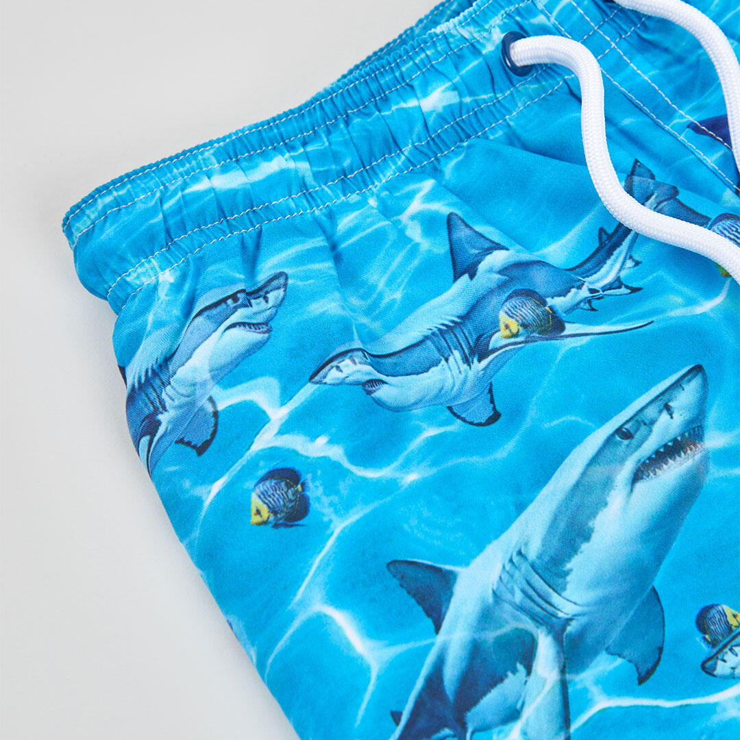 Bañadores de verano de senderismo kids niño boboli azul 3/4