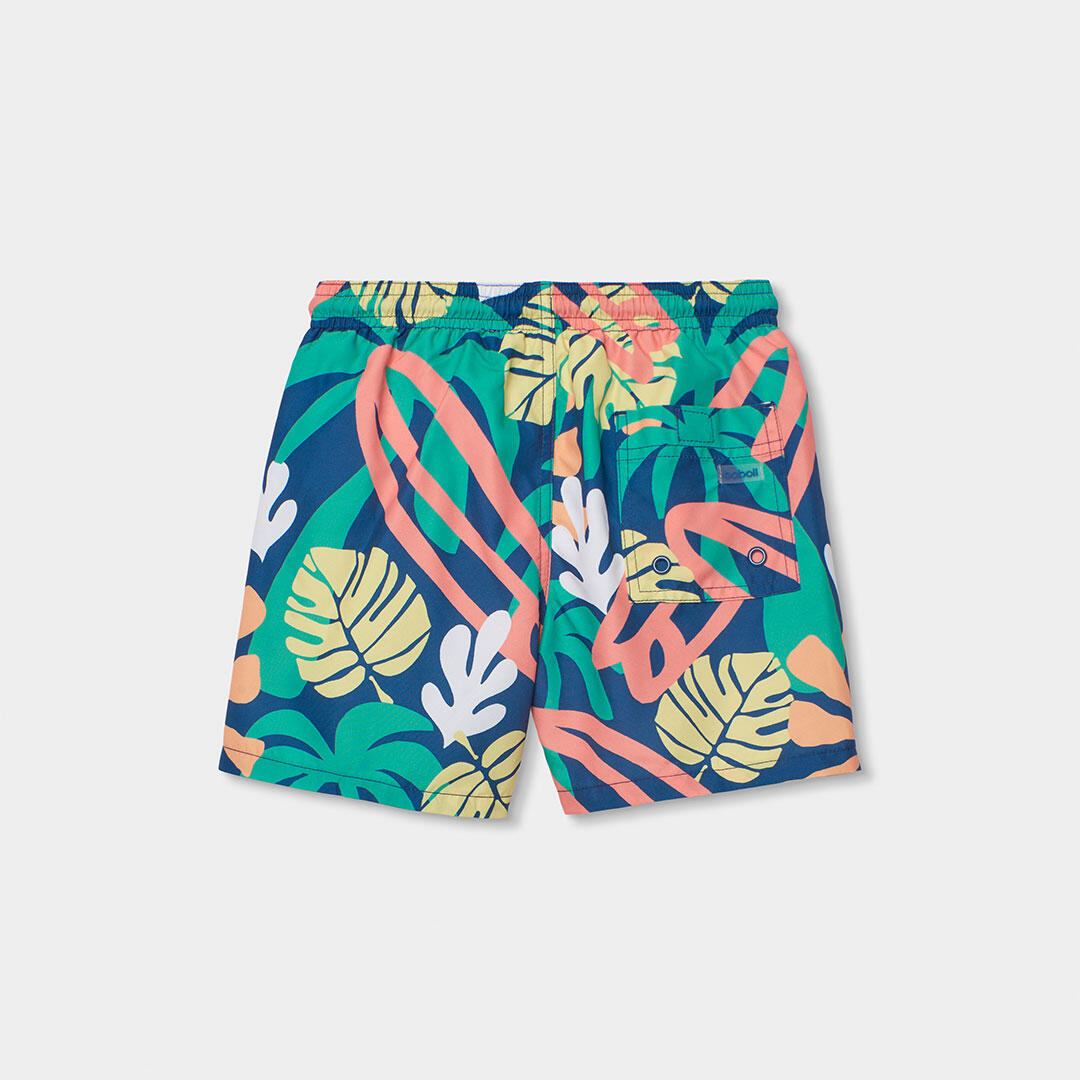 Bañadores de verano de senderismo kids niño boboli azul 2/4