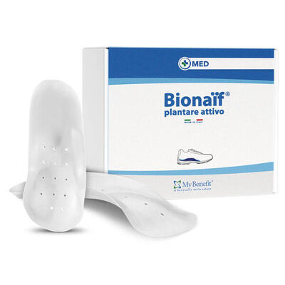 Witte actieve bionaif-inlegzool ideaal voor sport, werk en thuis.