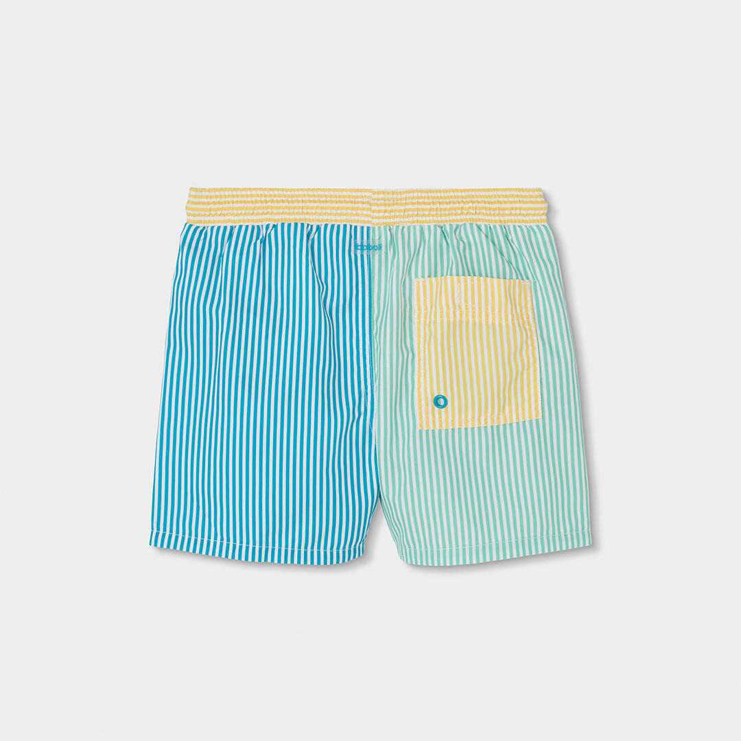 Bañadores de verano de gimnasia kids niño boboli blanco 2/4