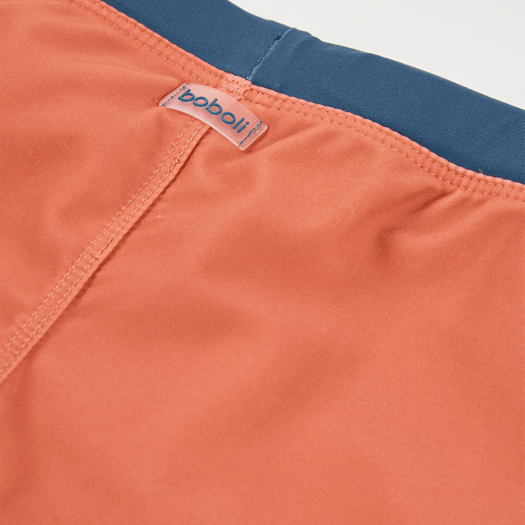 Bañadores de verano de gimnasia kids niño boboli naranja 4/4