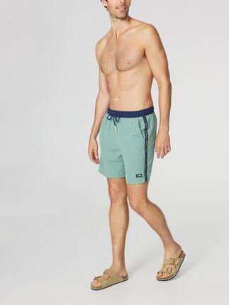 Short de bain homme THOMAS Corail, Made in France, polyester recyclé