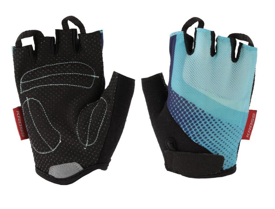 Mănuși ciclism Kross Roamer Lady – L – Aquamarine.