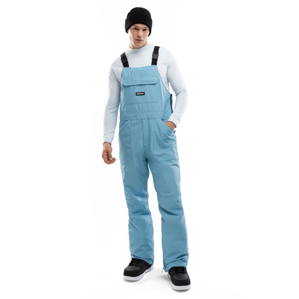 Men Winter sports ’s snowboard bib pants B1 Zao Blue