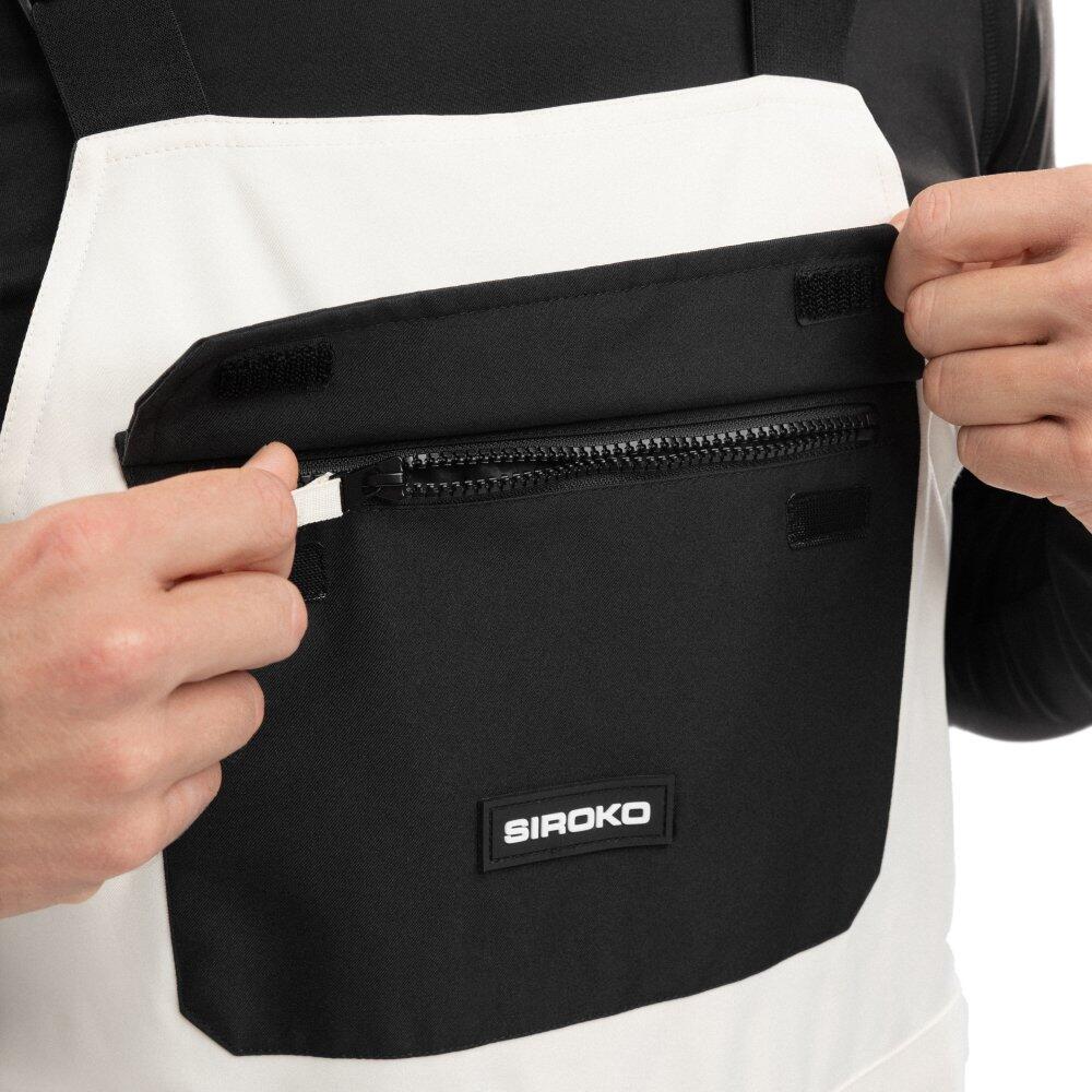 Jardineiras de snowboard para homem Desportos de inverno B1 Appi Branco 6/8