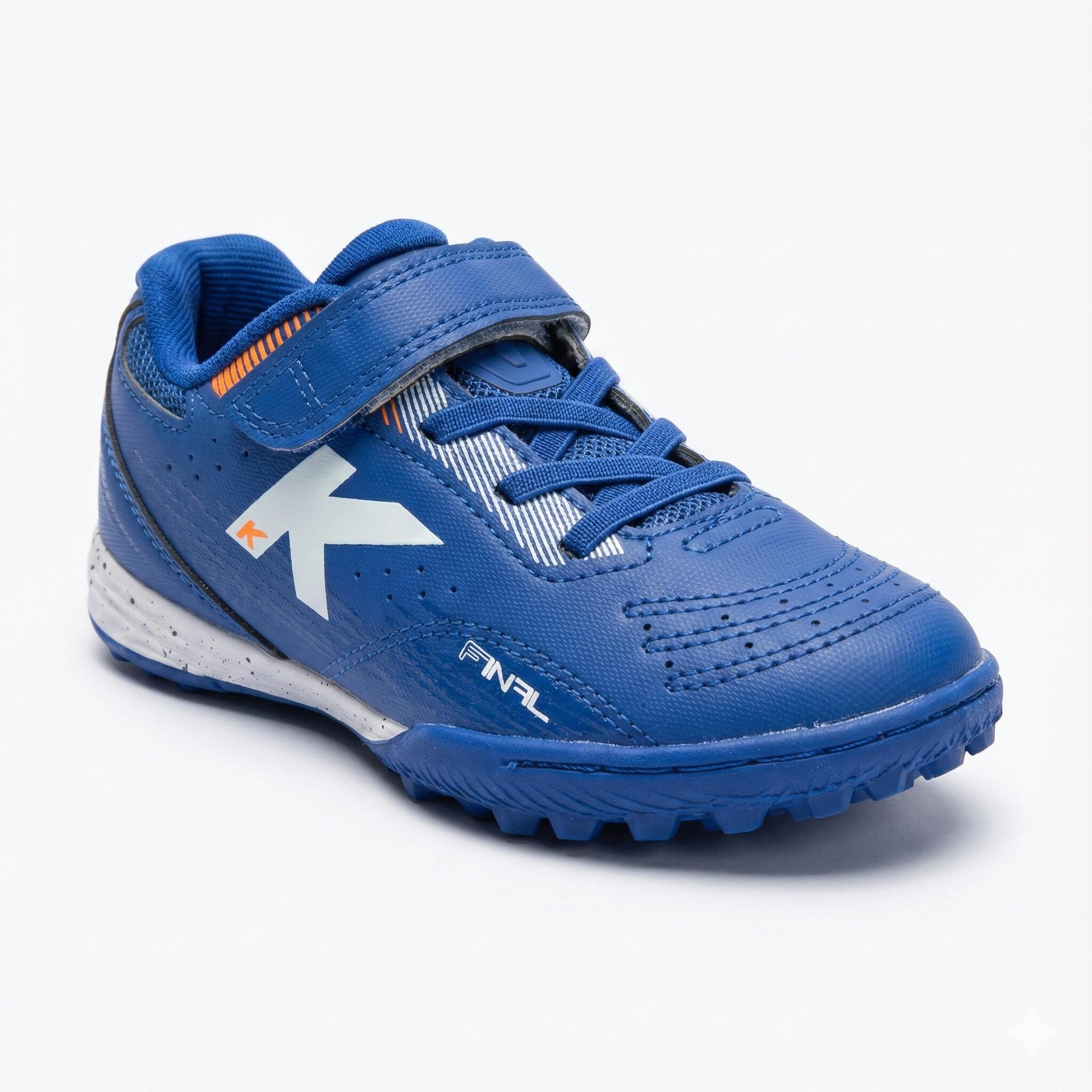 Kelme Zapatillas De Niño Final Elastic Turf Azul Unisex Kids 4/7