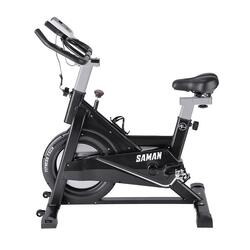 Vélo indoor Saman blanc et noir | Fitness Tech