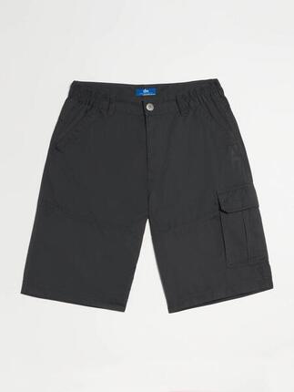 Bermuda homme FUPPABER ceinture semi-élastiquée, Carbone