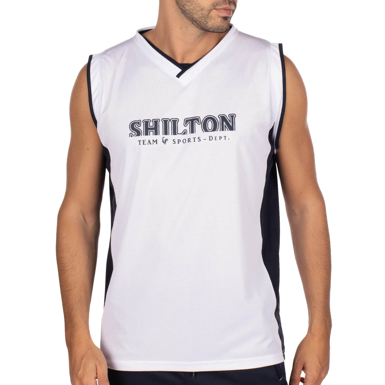 Débardeur sport tricolore homme 2/4