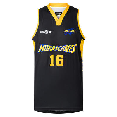 Basketball Supporter Hurricanes Super Rugby Singlet – Herren