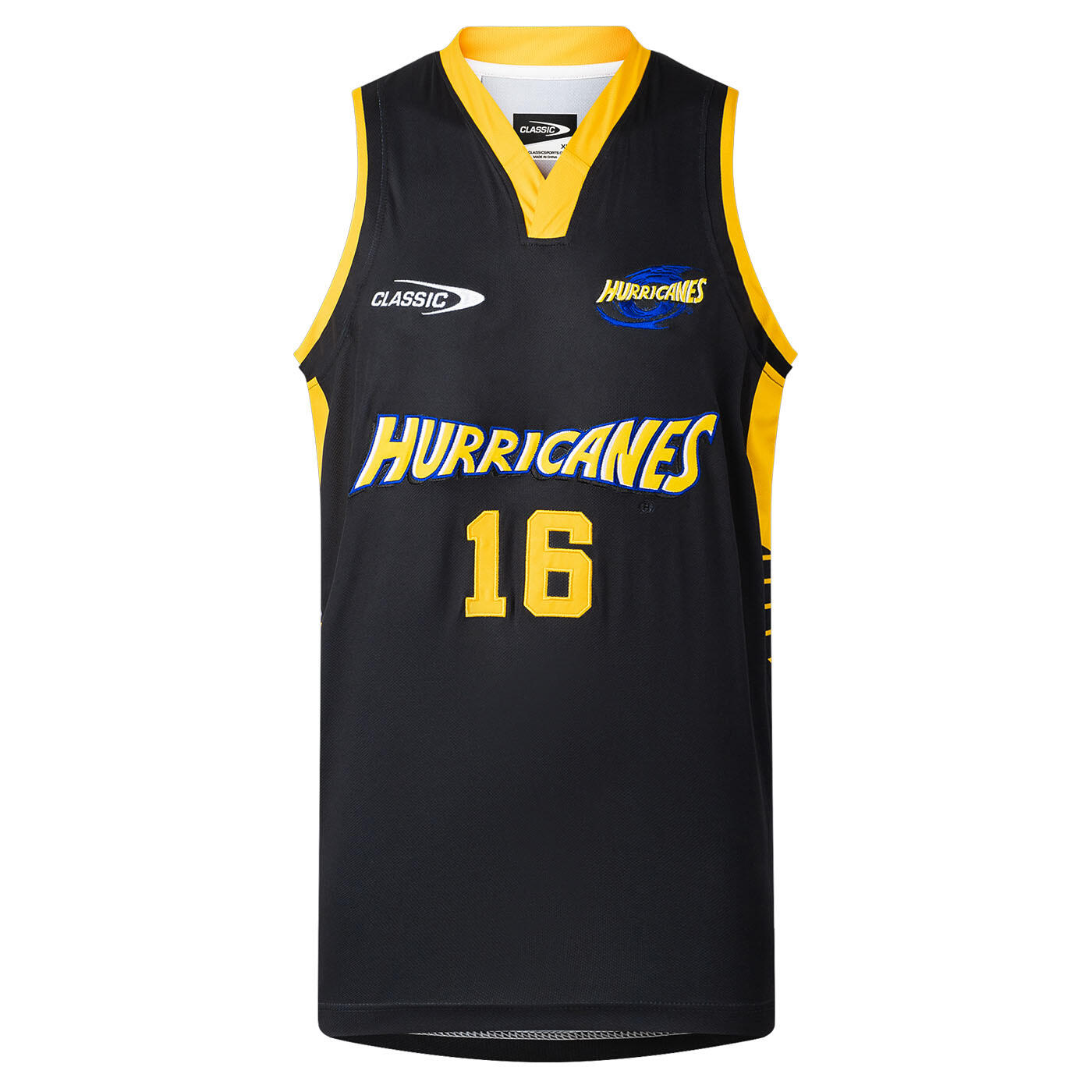 Classic - Débardeur 'basketball' Supporter Hurricanes Super Rugby Singlet Homme - Débardeur - Noir - Decathlon