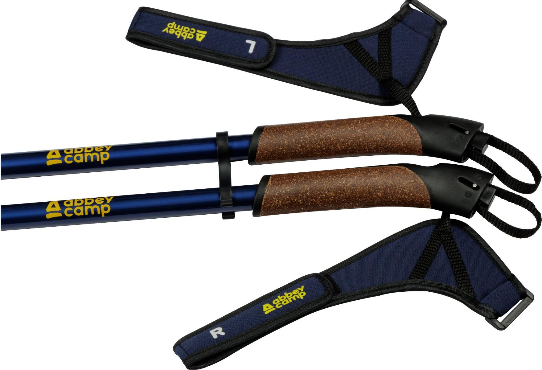 Bâtons de marche nordique réglables 86 - 140 cm - Bleus 2/5