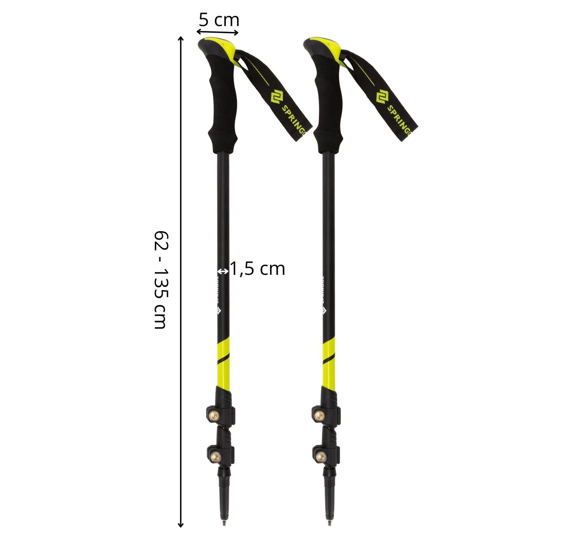 Kijki do chodzenia, nordic walking, trekkingowe, składane z regulacją wysokości
