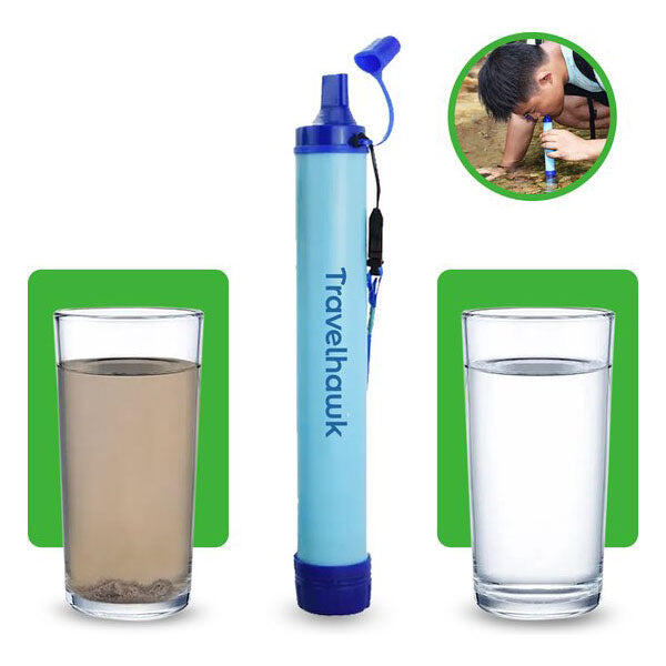 Travelhawk - Filtre À Eau Paille Filtre 1500l - Kit De Survie - Taille Unique - Decathlon