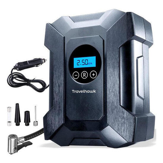 Elektrischer Kompressor – Reifenpumpe für Auto & Fahrrad – Digitaldisplay