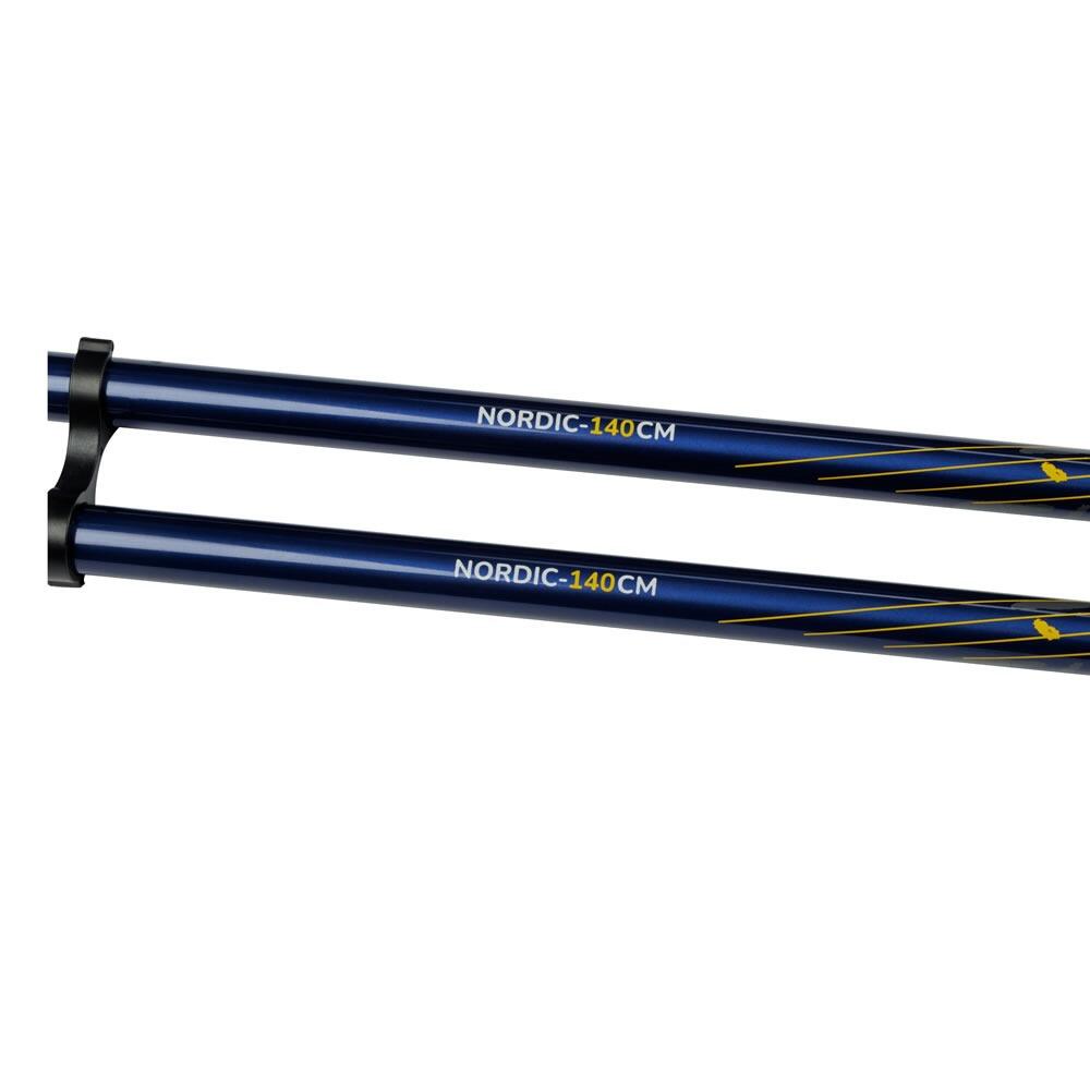 Bâtons de marche nordique réglables 86 - 140 cm - Bleus 4/5