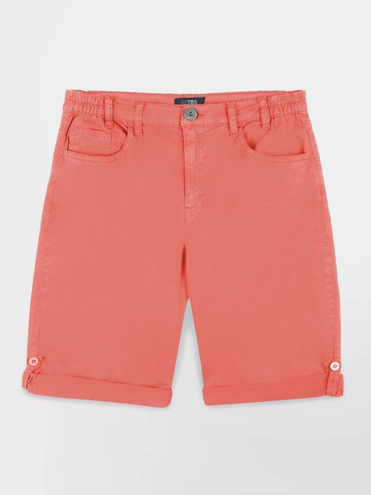Bermuda Femme SANTAMID Recif - Ceinture semi-élastiquée, coton-élasthanne 3/5