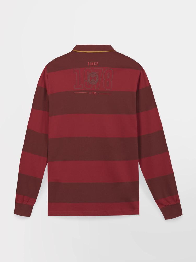 Polo manches longues homme MATIOPOL - coupe ajustée, 100% coton 5/5