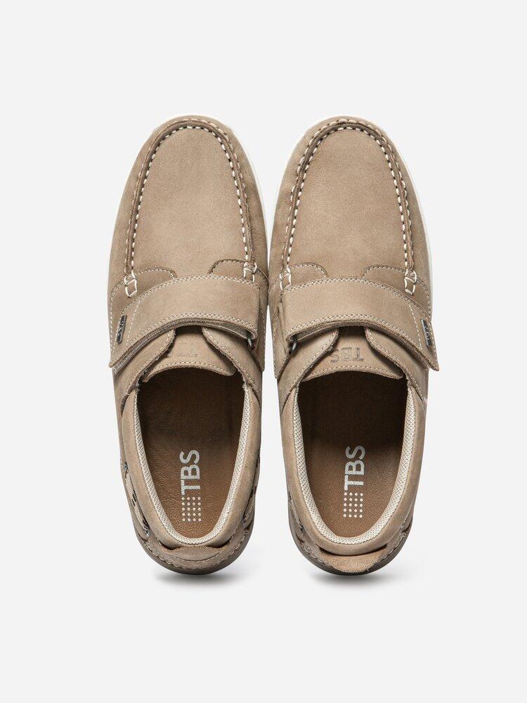 Zapatos náuticos beige para hombre TBS MATVELC 3/7