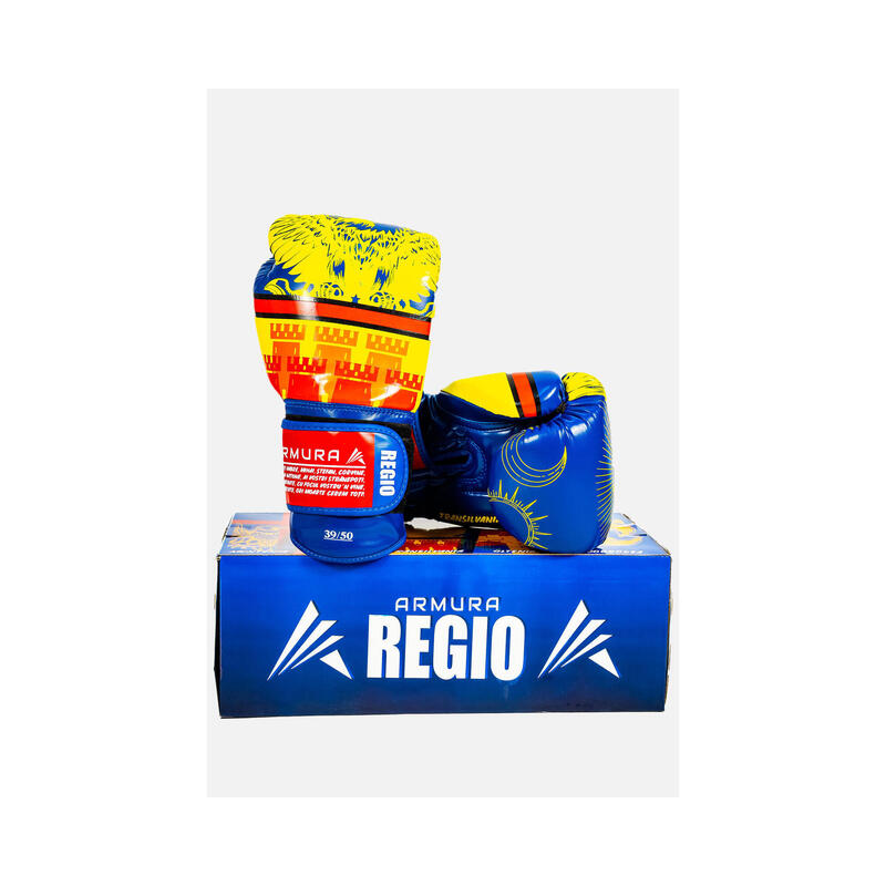 Manusi de Box ARMURA Regio Transilvania Galben/Albastru Editie Limitata
