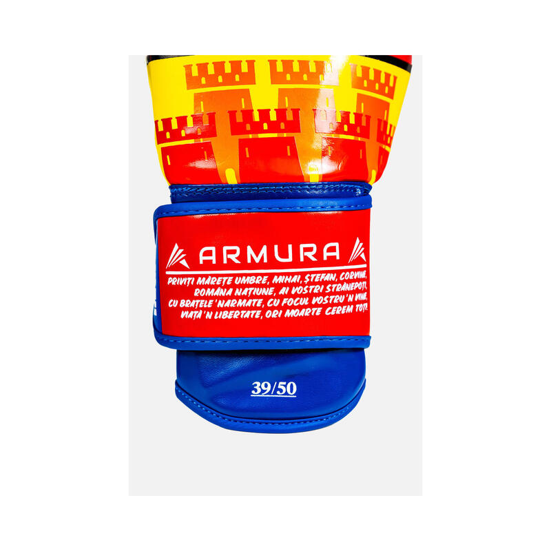 Manusi de Box ARMURA Regio Transilvania Galben/Albastru Editie Limitata