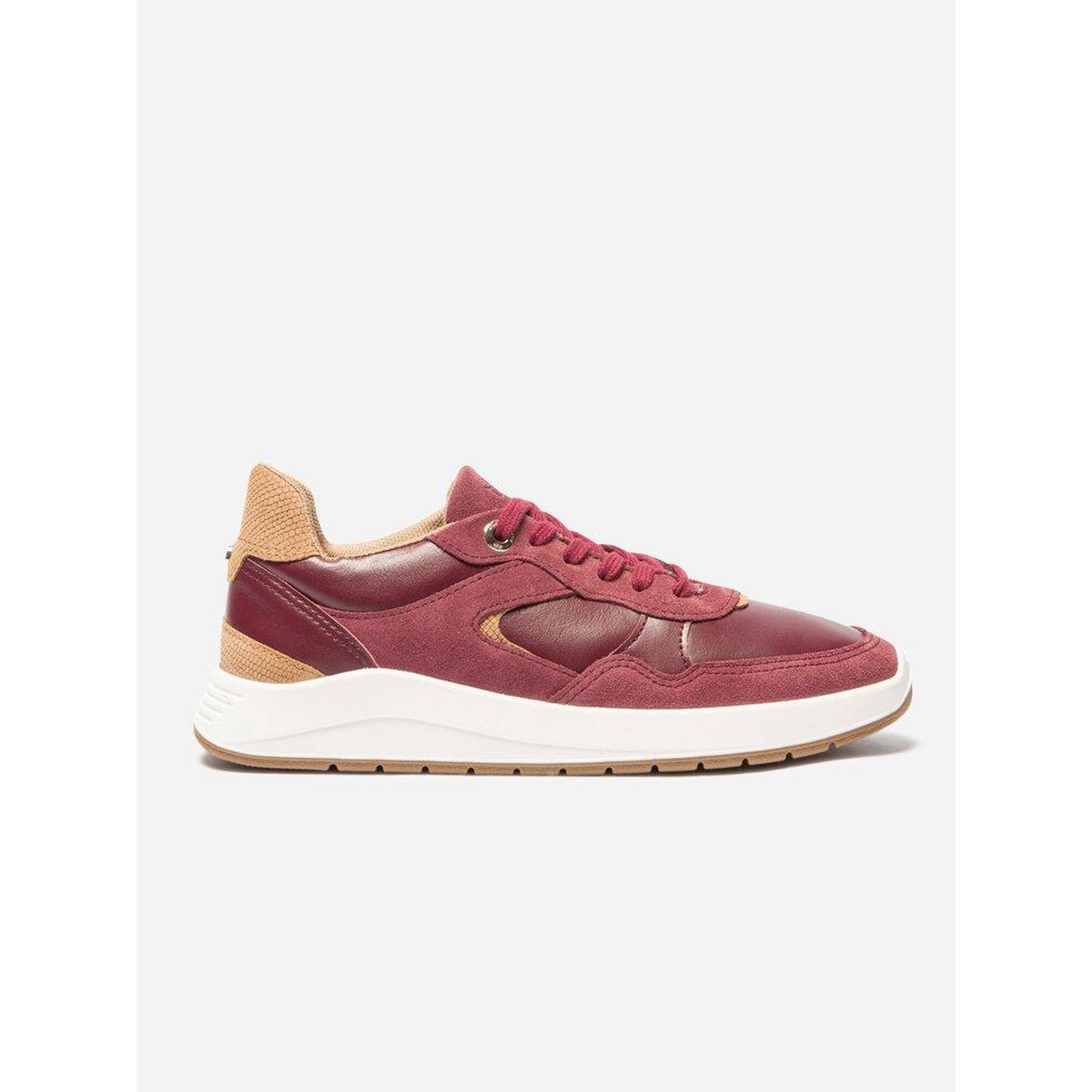 Tbs - Baskets Femme Eugenie Bordeaux Fabriquées En France - Baskets - Marron|rouge|violet - Decathlon
