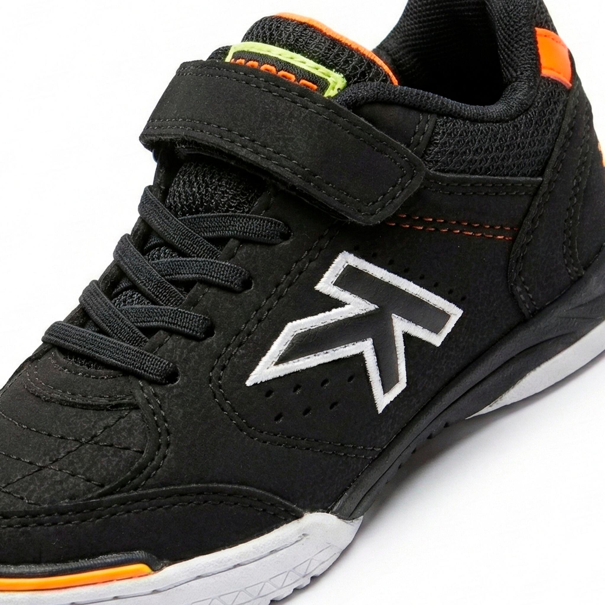 Kelme Zapatillas De Niño Precision Elastic Negro Y Naranja Unisex Kids 3/4