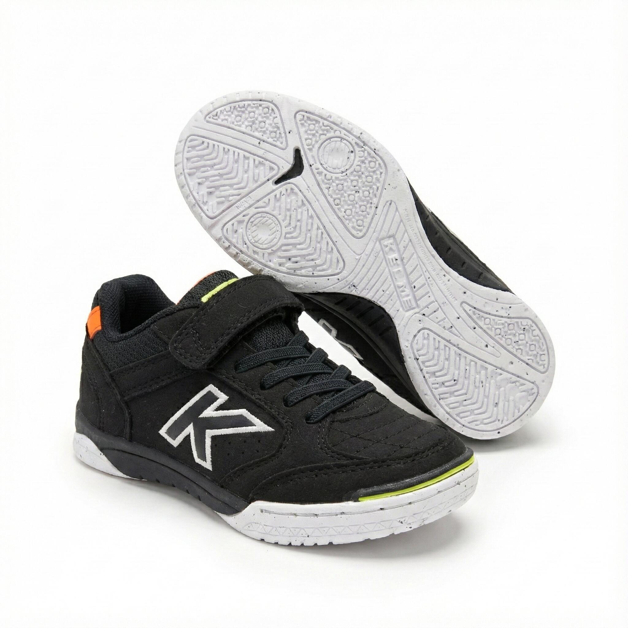 Kelme Zapatillas De Niño Precision Elastic Negro Y Naranja Unisex Kids 2/4