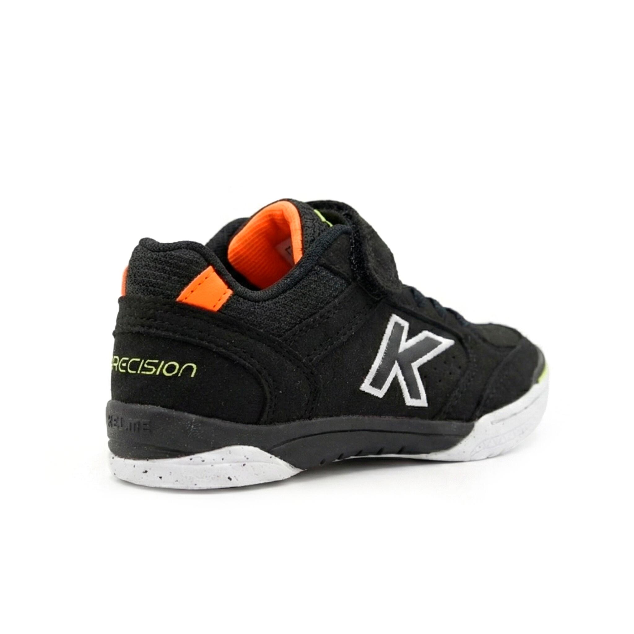 Kelme Zapatillas De Niño Precision Elastic Negro Y Naranja Unisex Kids 4/4
