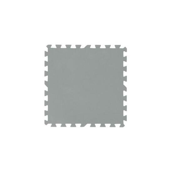 Bestway Lot de 9 tapis de sol pour piscine - 50 x 50 cm - gris