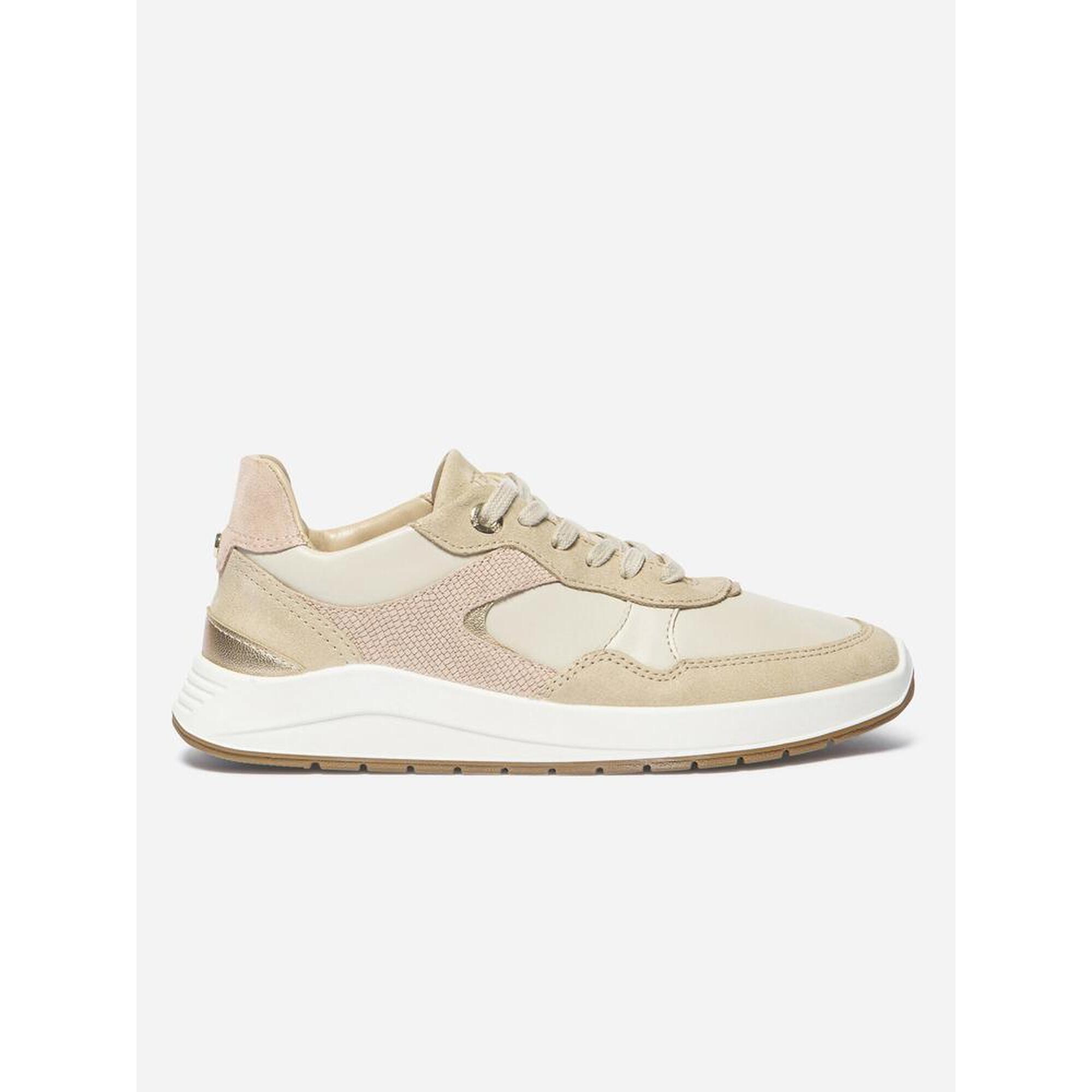Tbs - Baskets Femme Eugenie Fabriquées En France Beige Métallisé - Baskets - Beige|rose - Decathlon