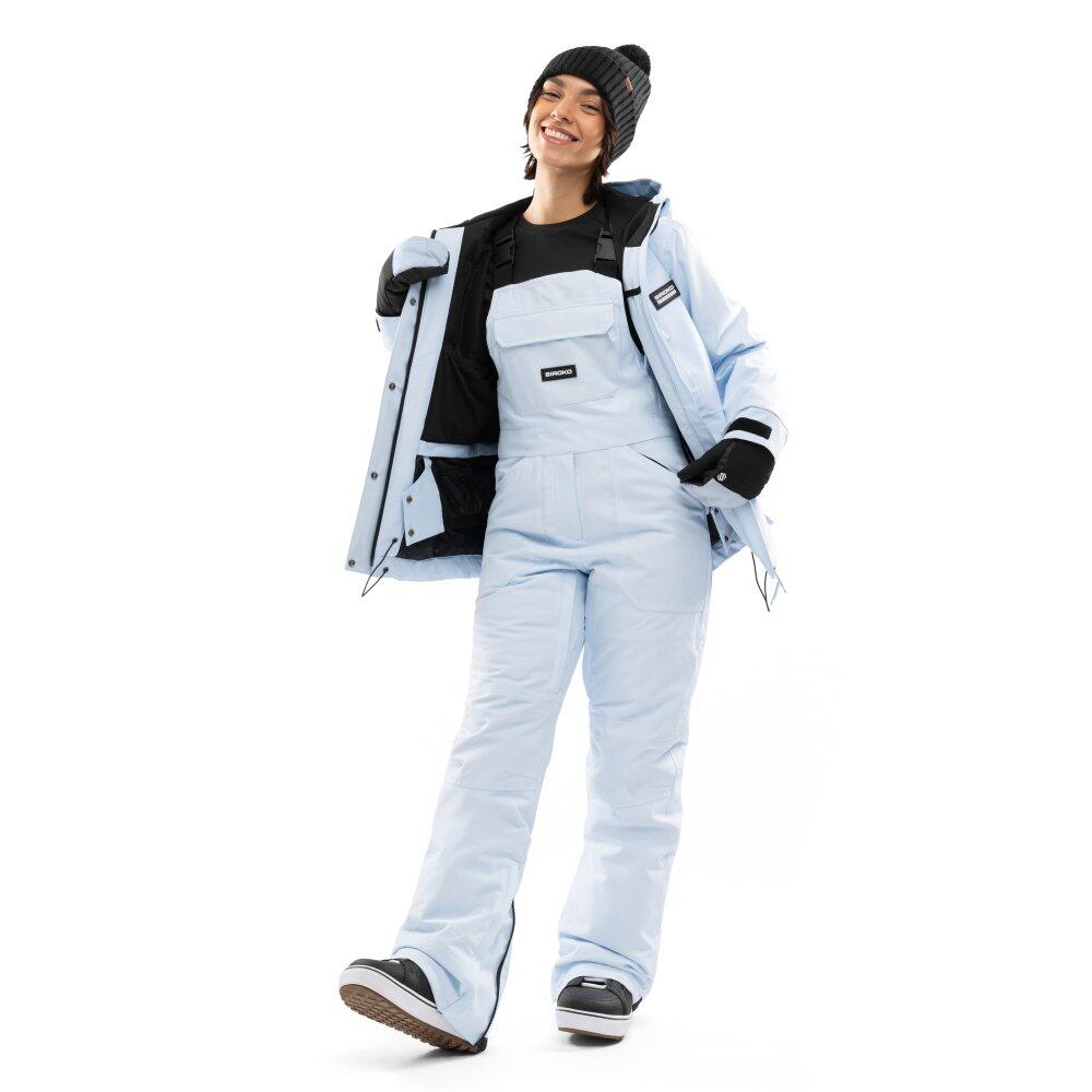 Salopette snowboard femme Sports d'hiver B1-W Gala Bleu 3/8