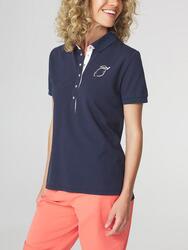 Polo manches courtes femme BONIEPOL - Navy