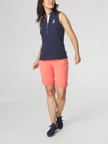 Polo femme sans manches BONIESAN Navy