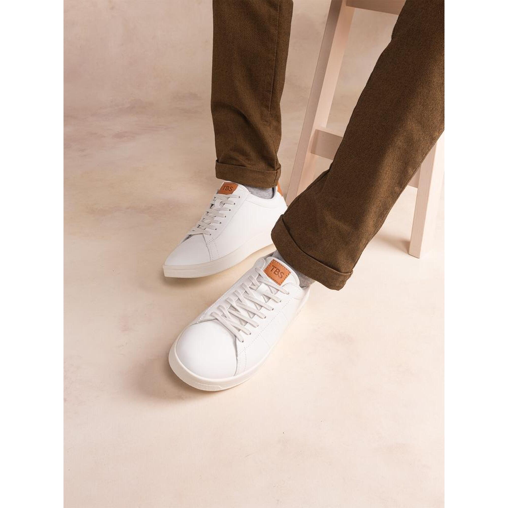 Tbs - Baskets Homme Flauber 1973 Blanc Fabriquées En France - Baskets - Beige|blanc - Decathlon