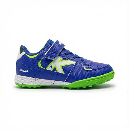 Kelme Zapatillas De Niño Hero Turf Elastic Azul-verde Unisex Kids