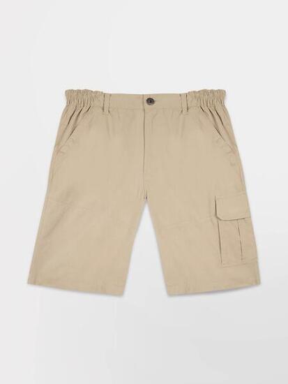 Bermuda homme ceinture semi-élastiquée avec passants FUPPABER Osier.