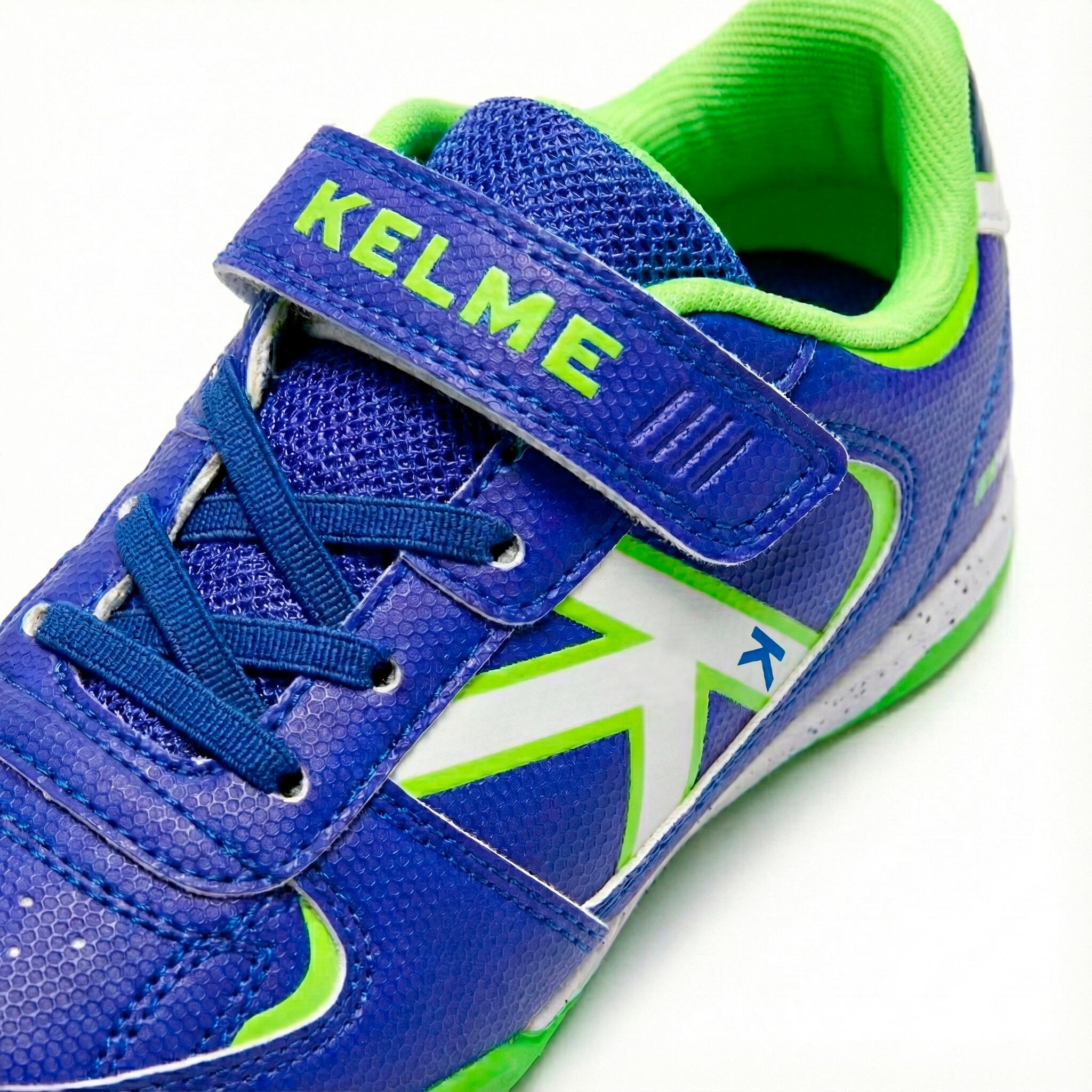 Kelme Zapatillas De Niño Hero Turf Elastic Azul-verde Unisex Kids 3/4